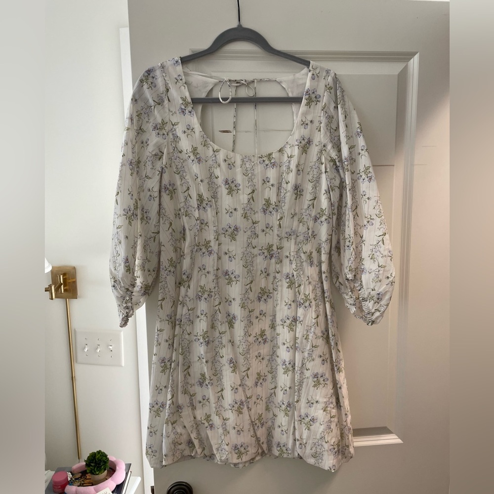 Brock collection x H&M floral mini dress